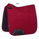 tapis de selle dressage suede lemieux chillired rouge