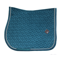 Tapis De Selle Equipad Velours Contact étroit – Mousse à Mémoire De Forme, Taille Réelle, Bleu/gris (neuf)