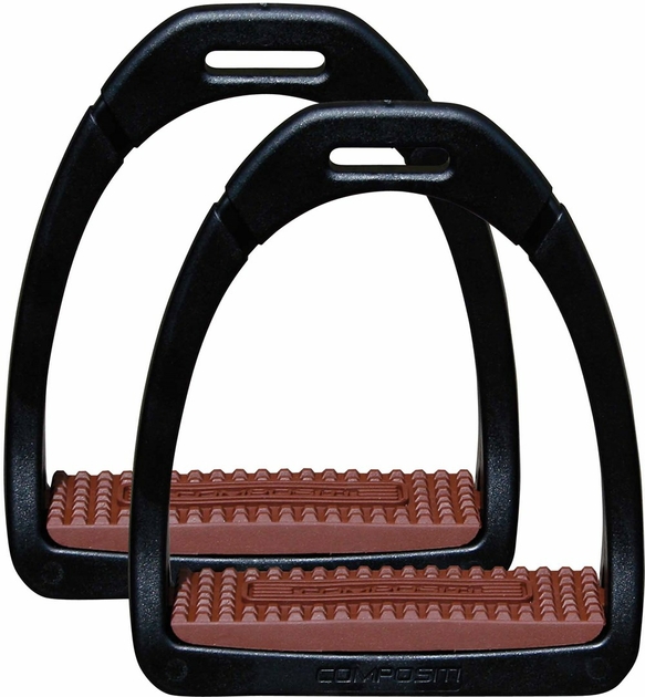 Etriers Compositi profile premium noir - Cheval/Etriers, étrivières