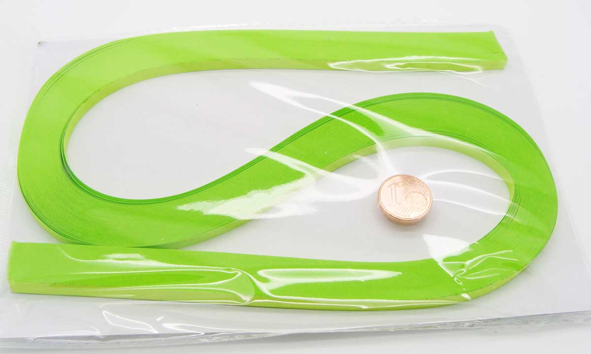 bande papier quilling paperolles vert vif