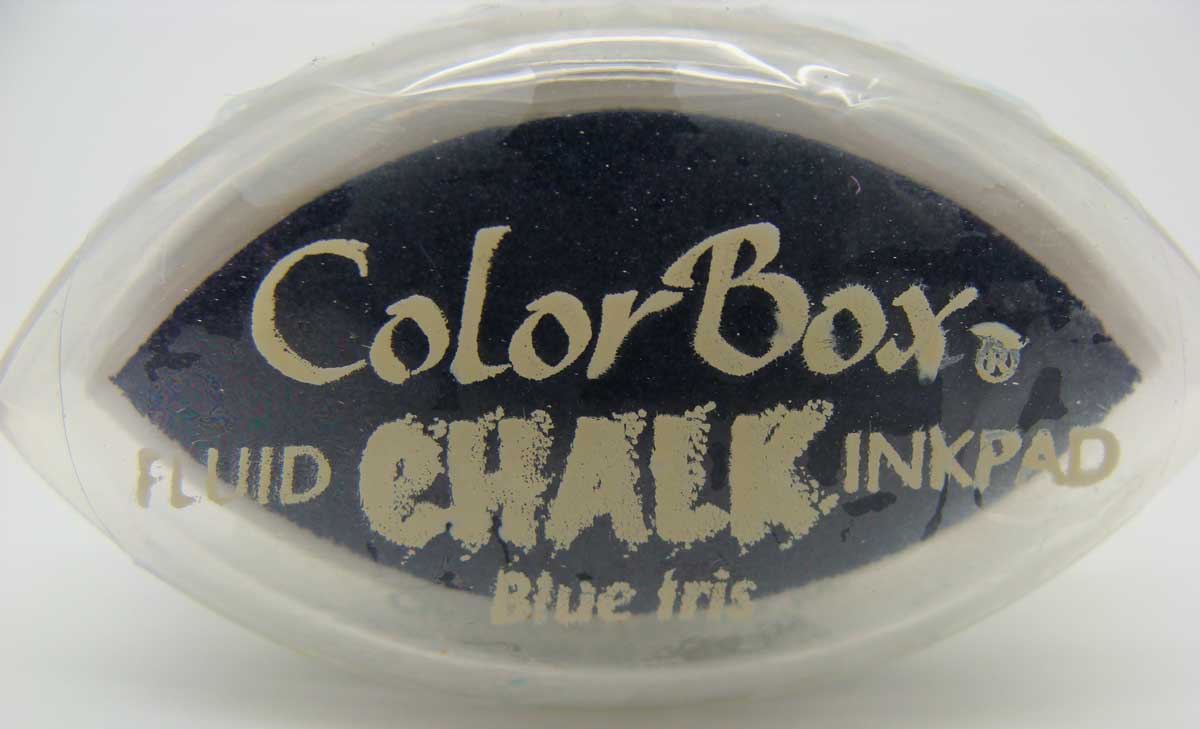tampon encreur blue iris color box chalk