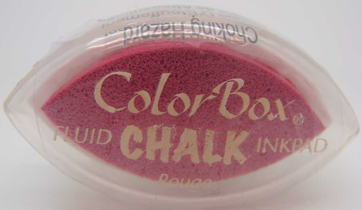 tampon encreur rouge color box chalk