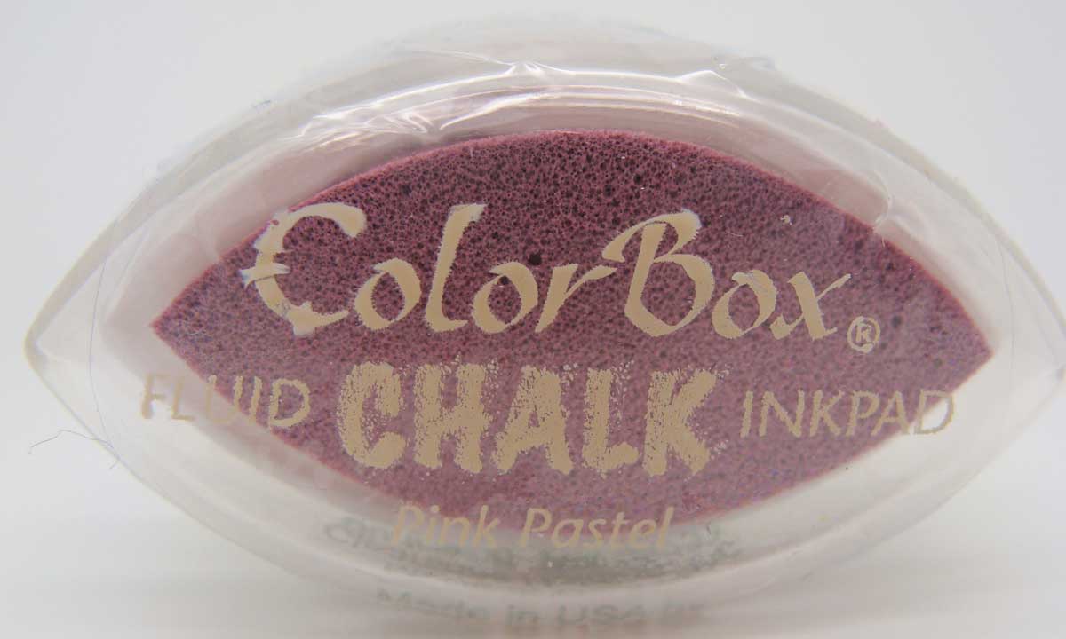 tampon encreur pink pastel color box chalk