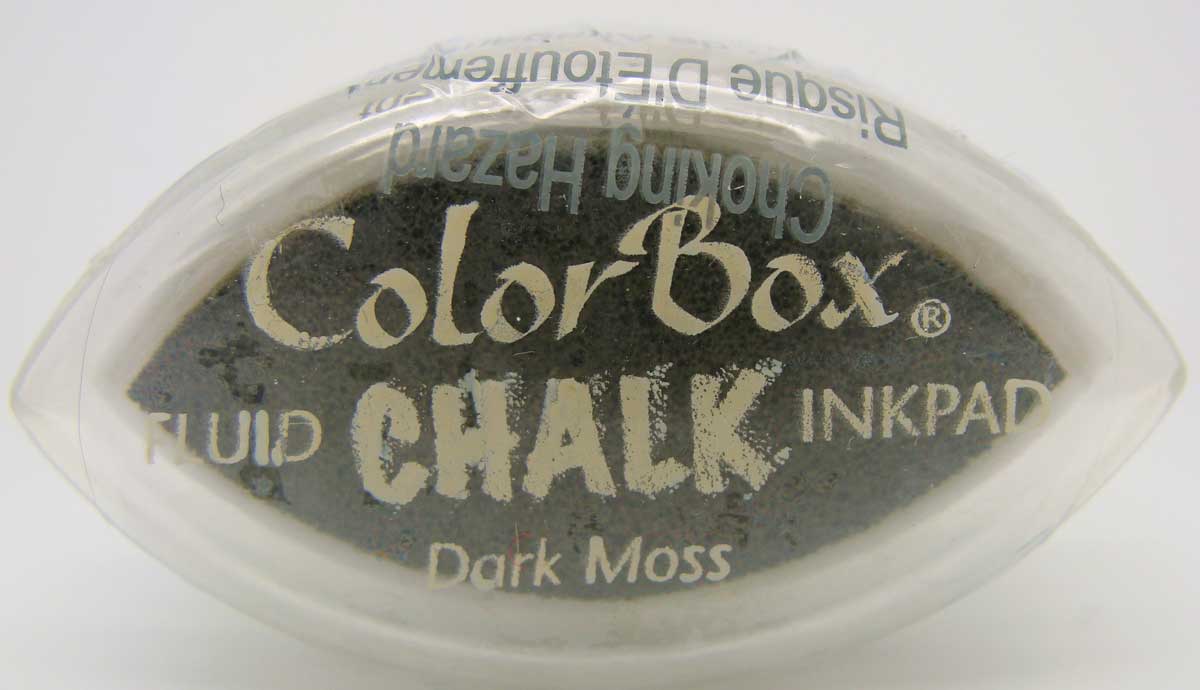 tampon encreur dark moss color box chalk