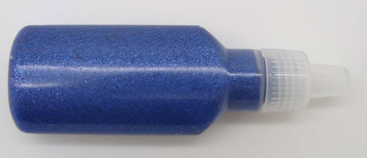 colle paillette glitter glue royal blue artemio