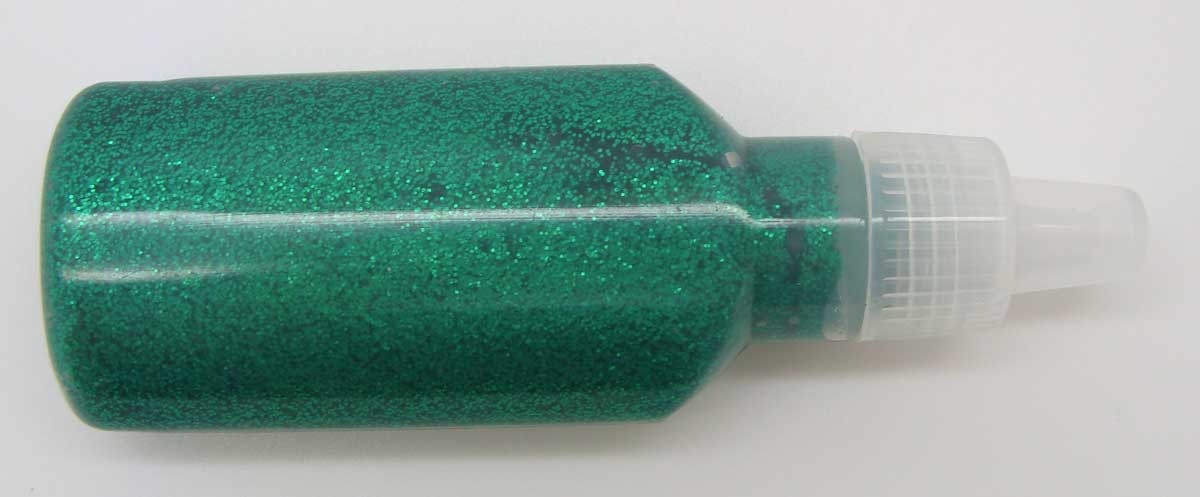 colle paillette glitter glue green artemio