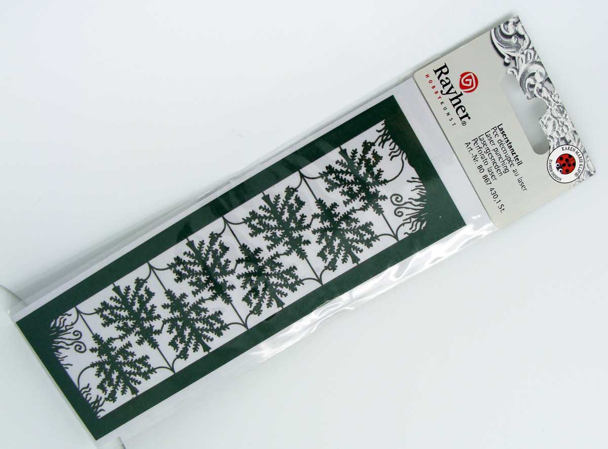 decoupe papier sapin vert rayher 29