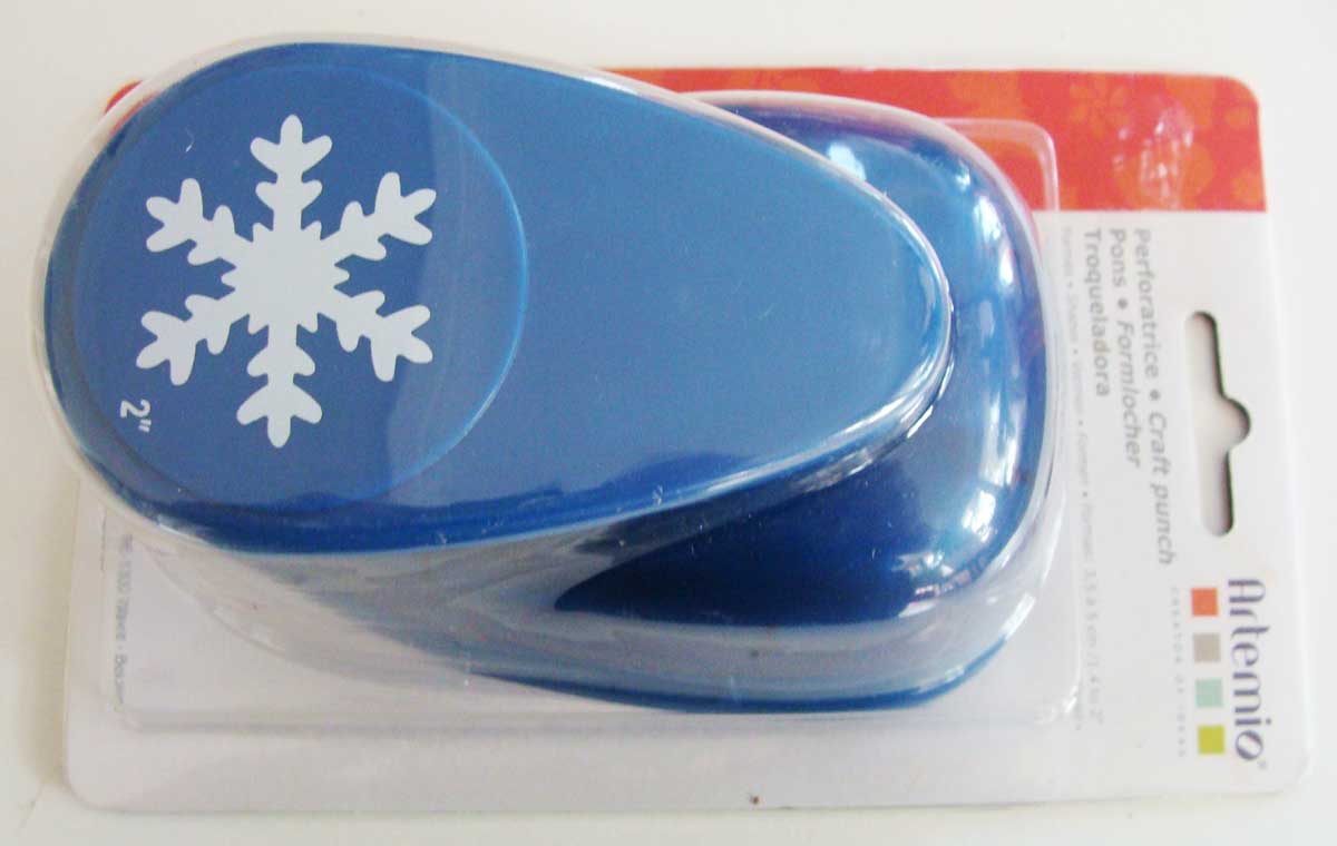 perforatrice flocon neige grand bleu artemio