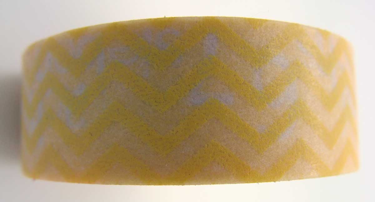 masking tape ruban chevron jaune