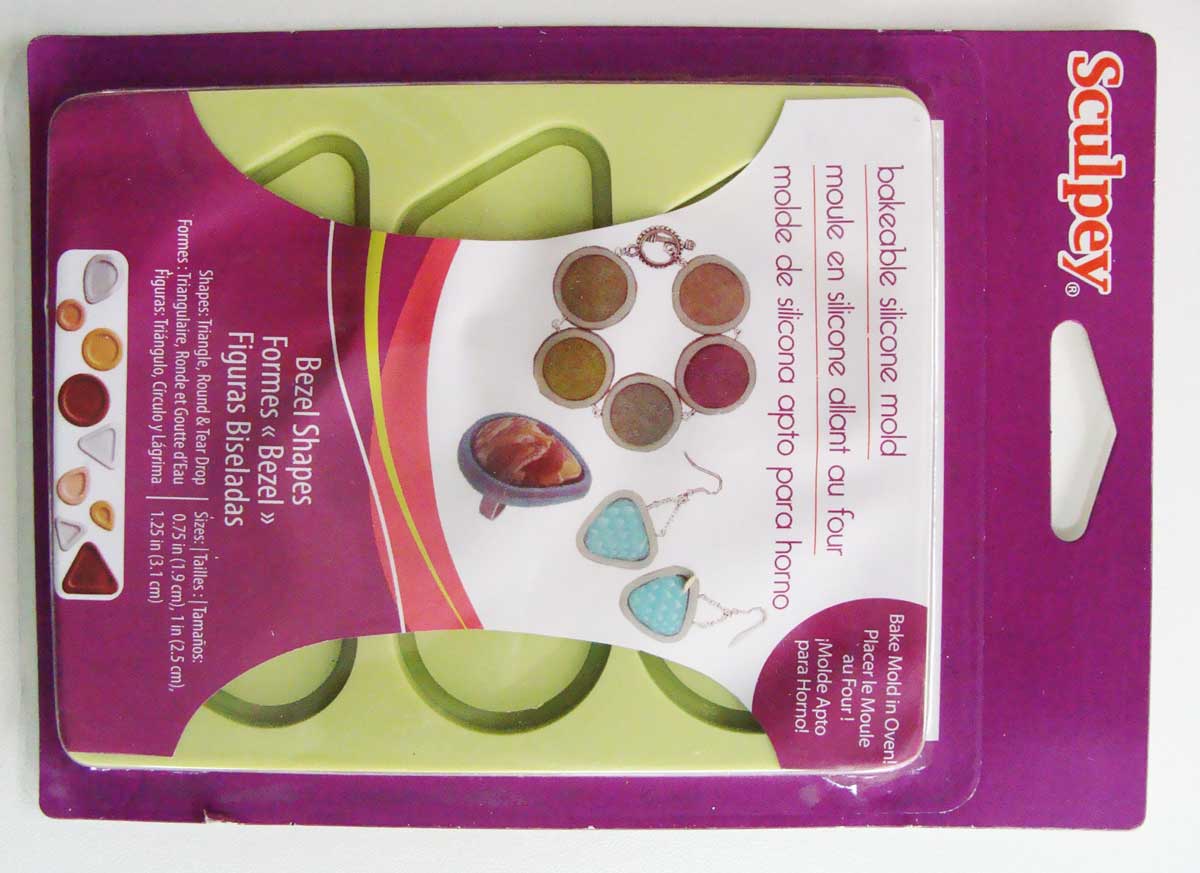 moule bezel support cabochon sculpey