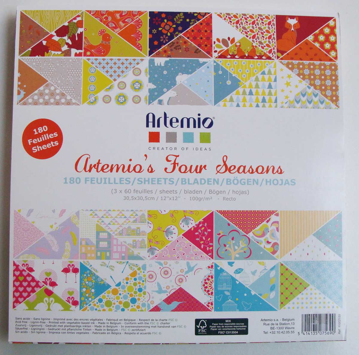 album papier deco 4 saisons artemio