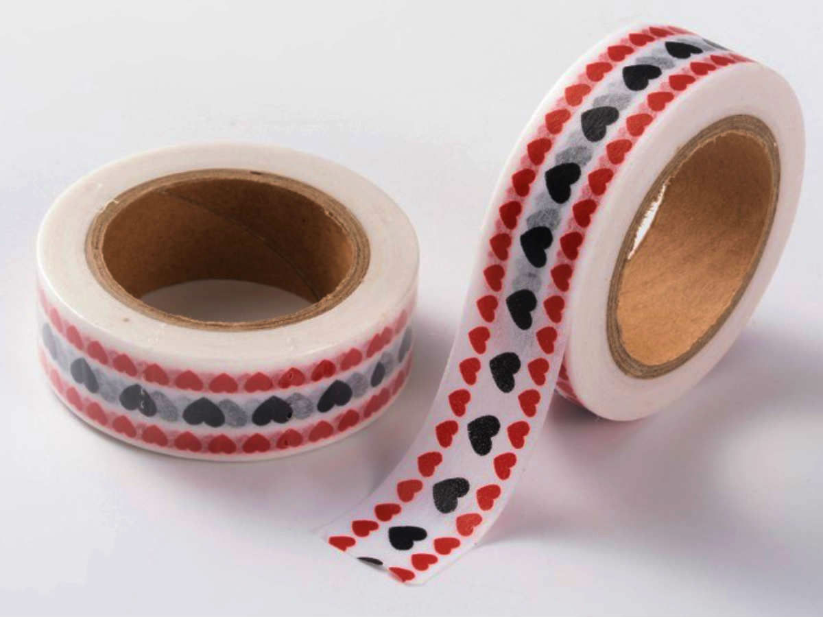 masking tape coeurs ruban adhesif deco mod13