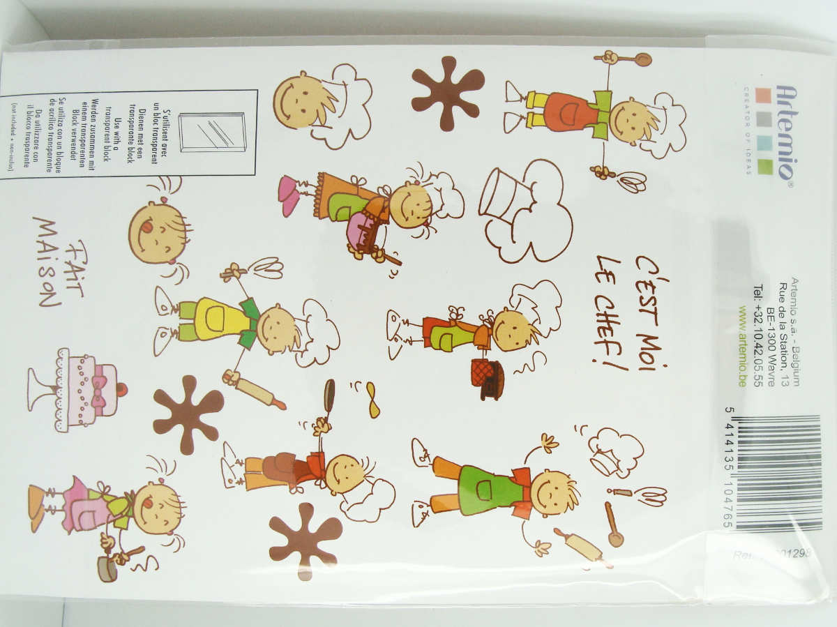clear stamp petit chef artemio mod9
