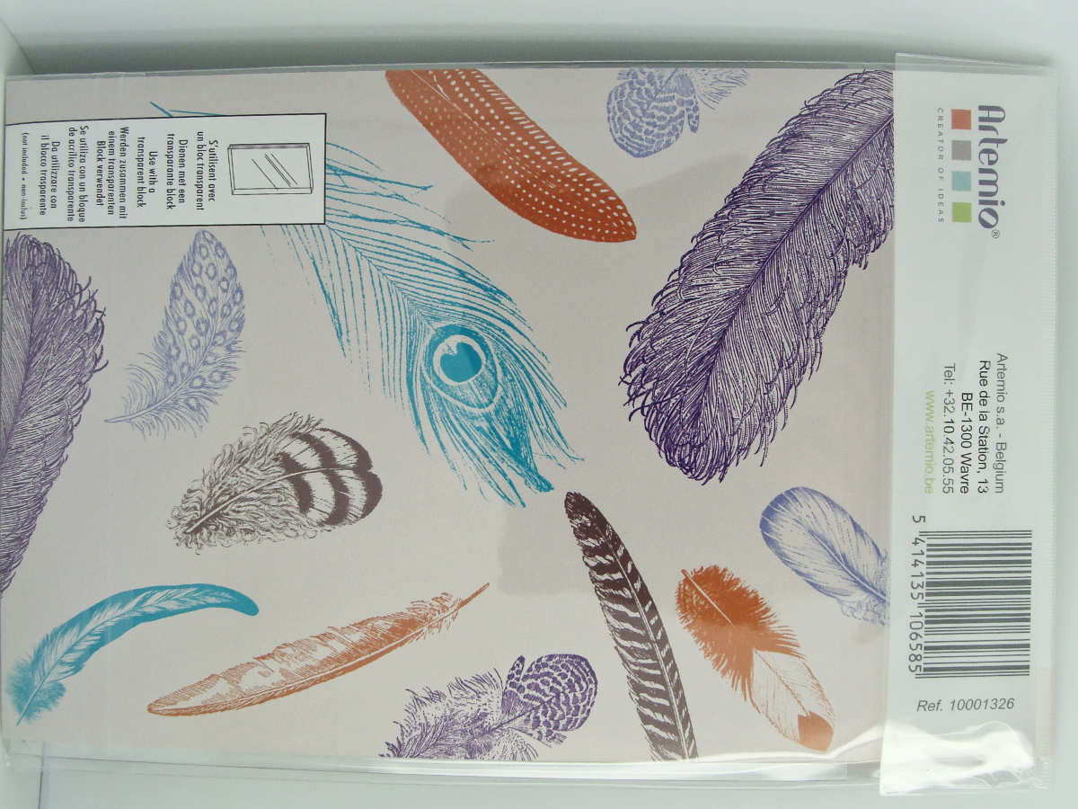 clear stamp plume artemio mod19
