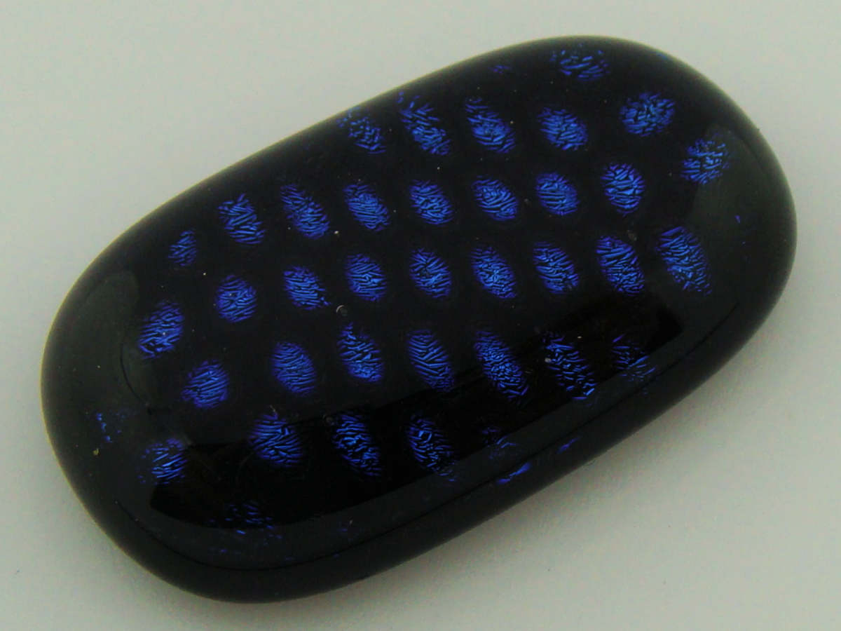 cabochon rectangle verre dichroique 96
