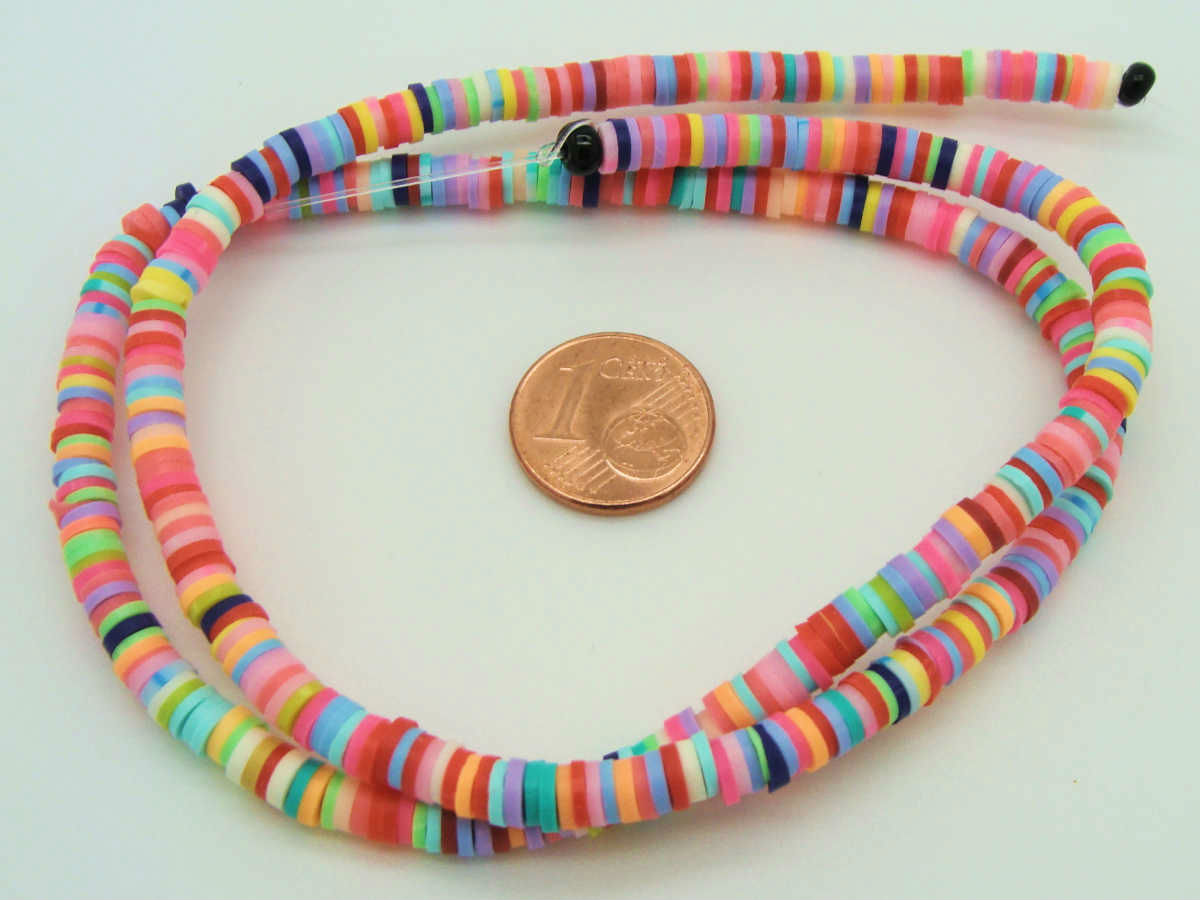 perle rondelle fimo multicolore fim02