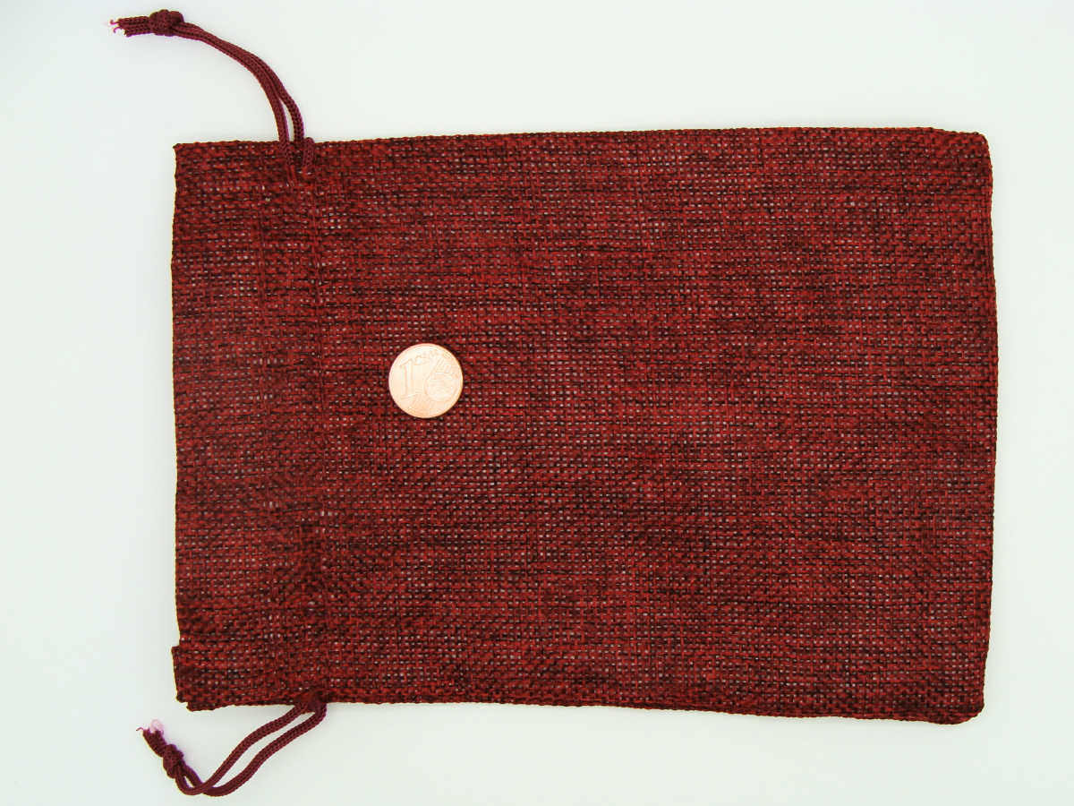 sac a broder bordeaux 17x13cm pochette