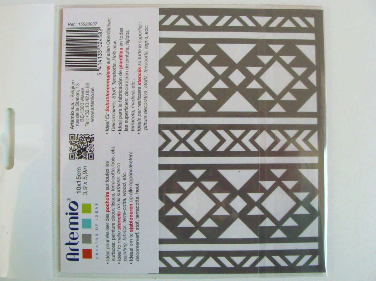 pochoir home deco motif ethnique artemio mod15