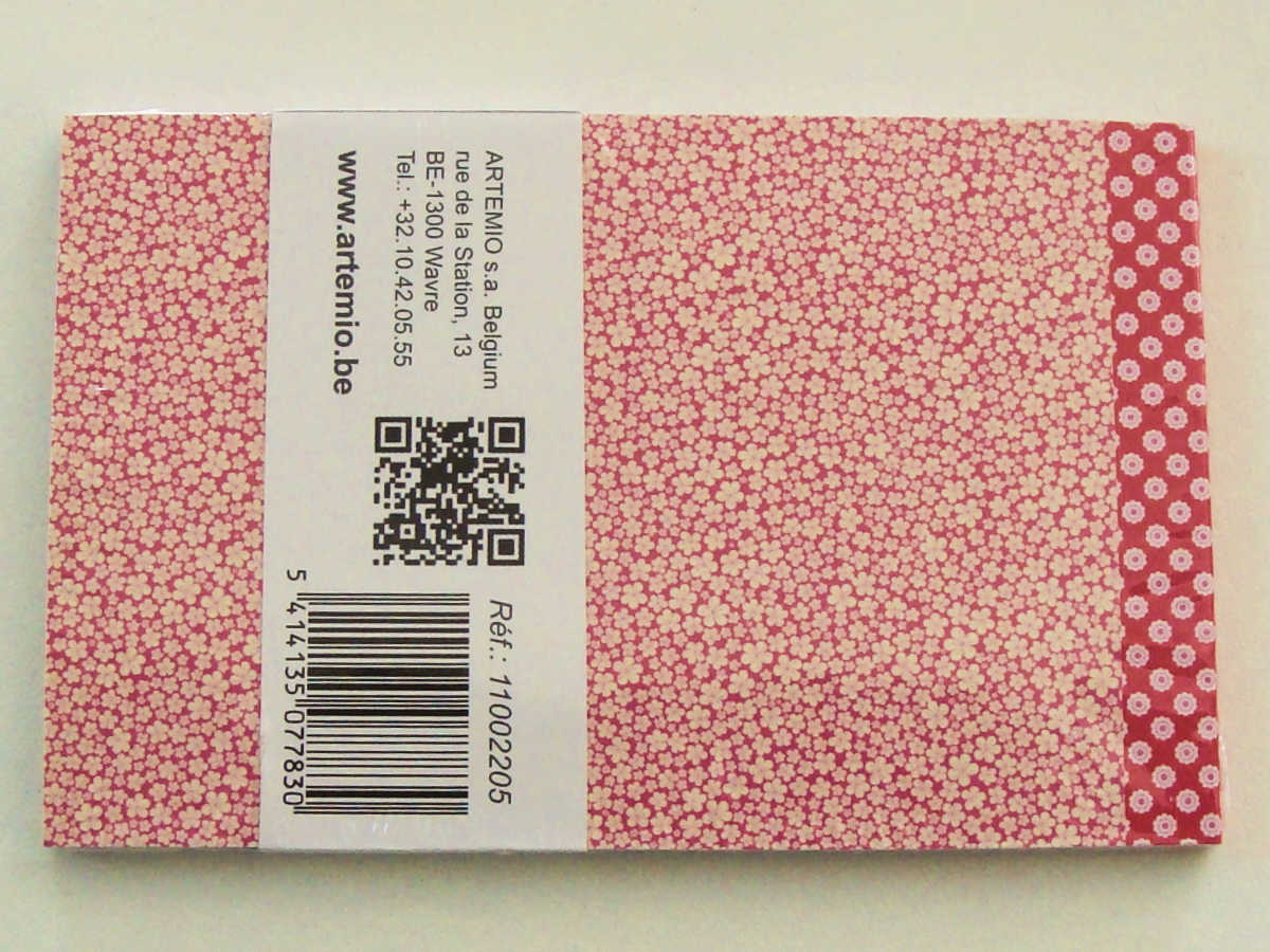 mini carnet femme japon papier bloc mod8