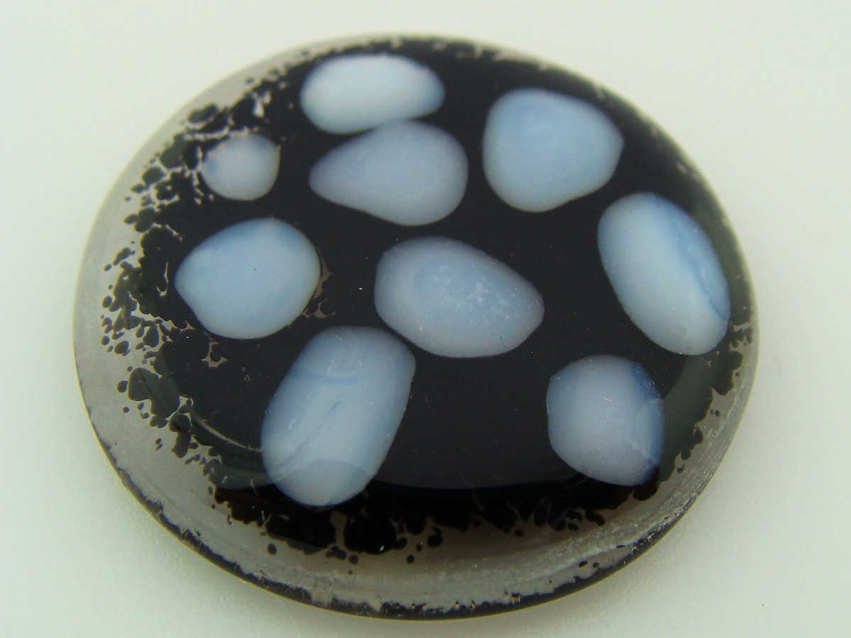 cabochon rond verre fusing 37