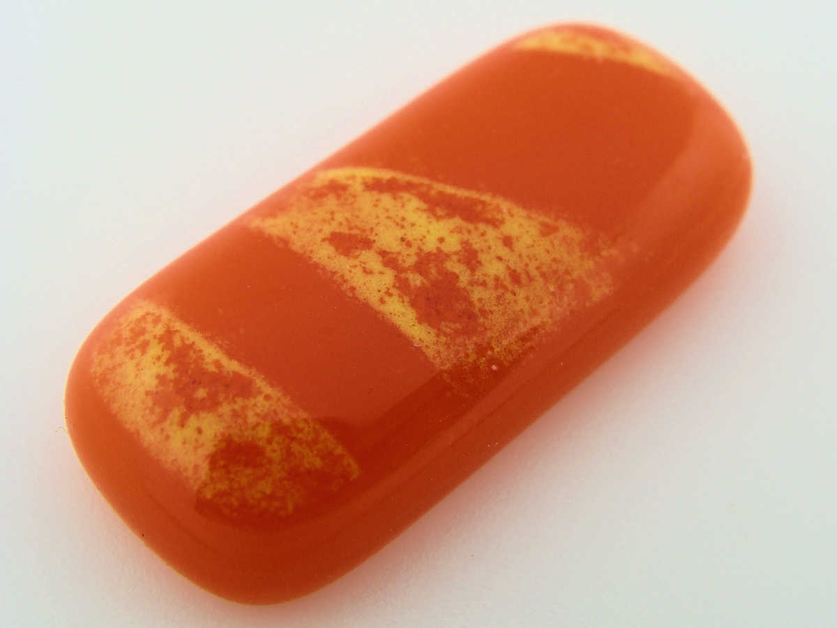 cabochon rectangle verre fusing 39