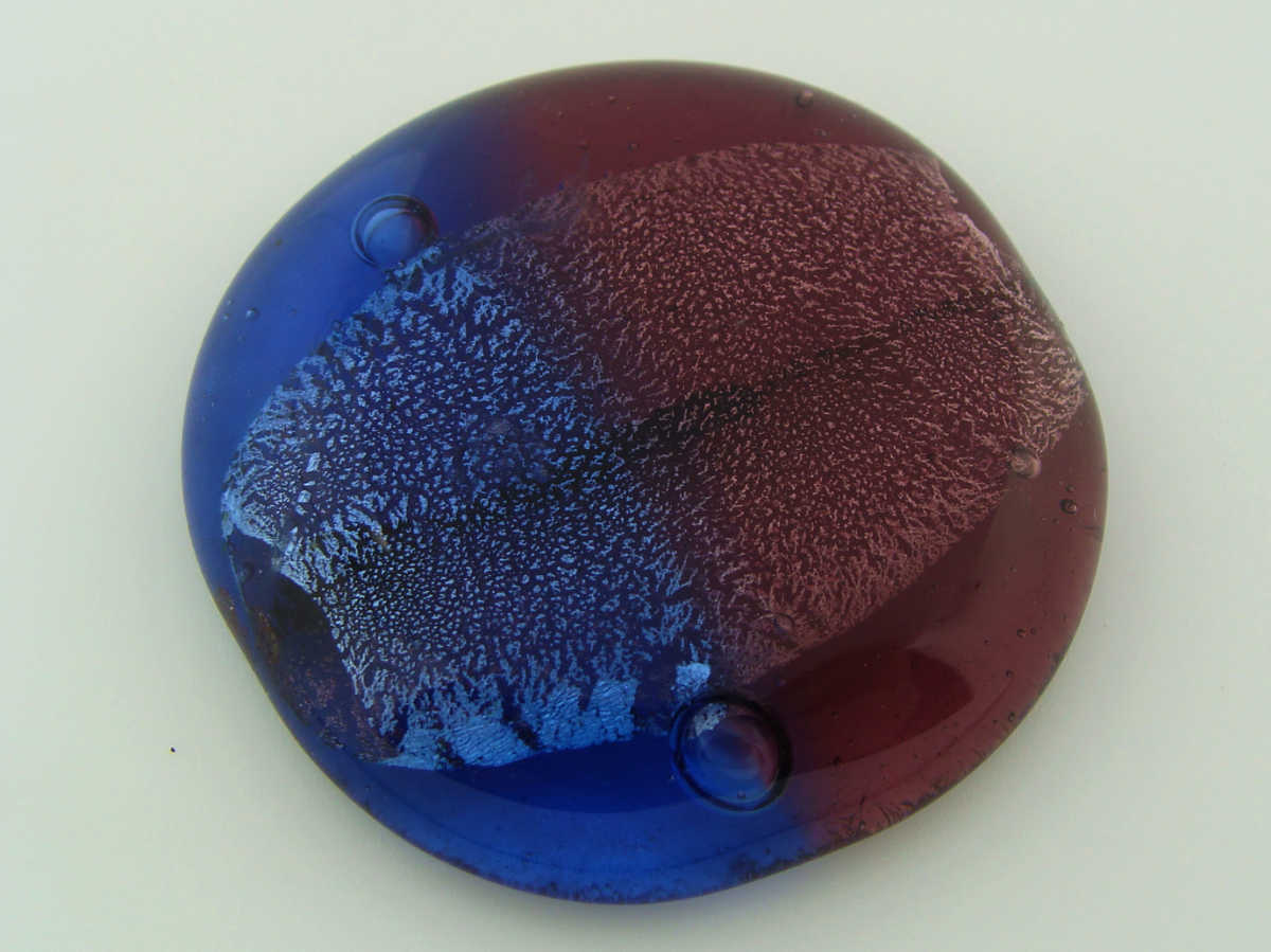 cabochon rond verre fusing 55