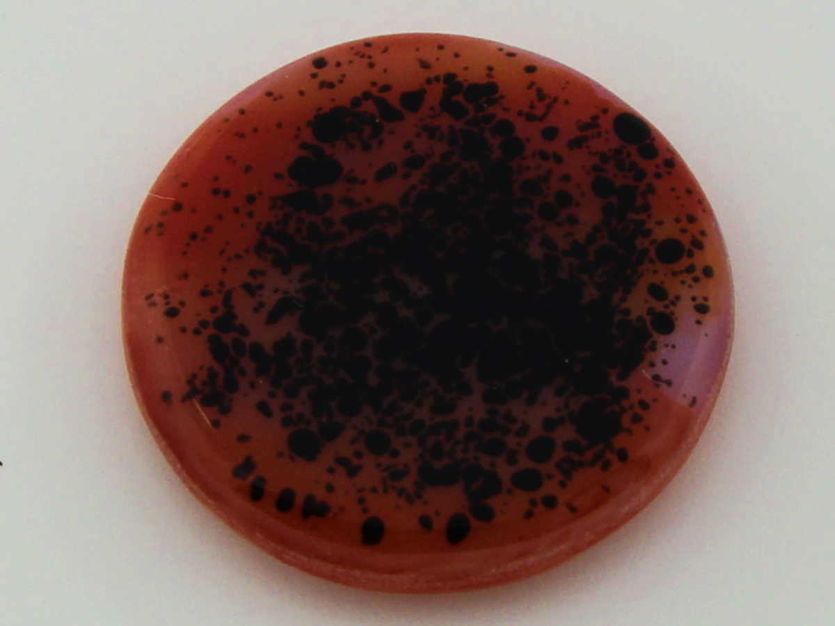 cabochon rond verre fusing 64