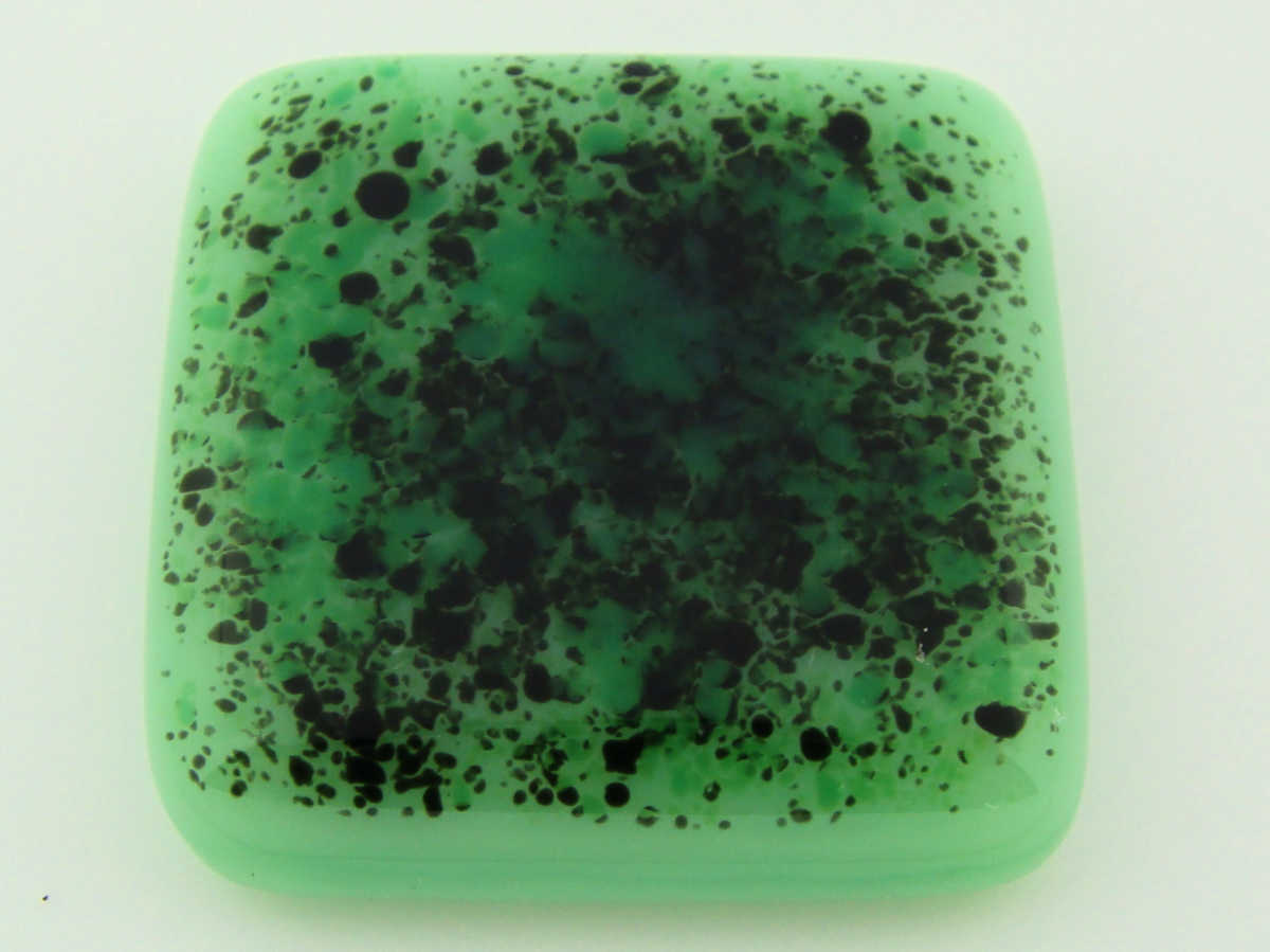 cabochon carre verre fusing 73