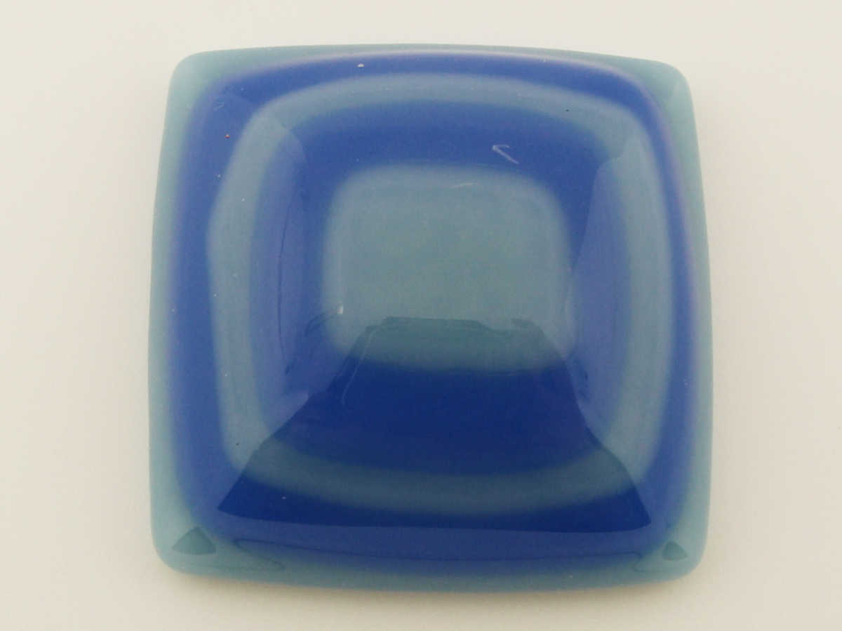 cabochon carre verre fusing 93