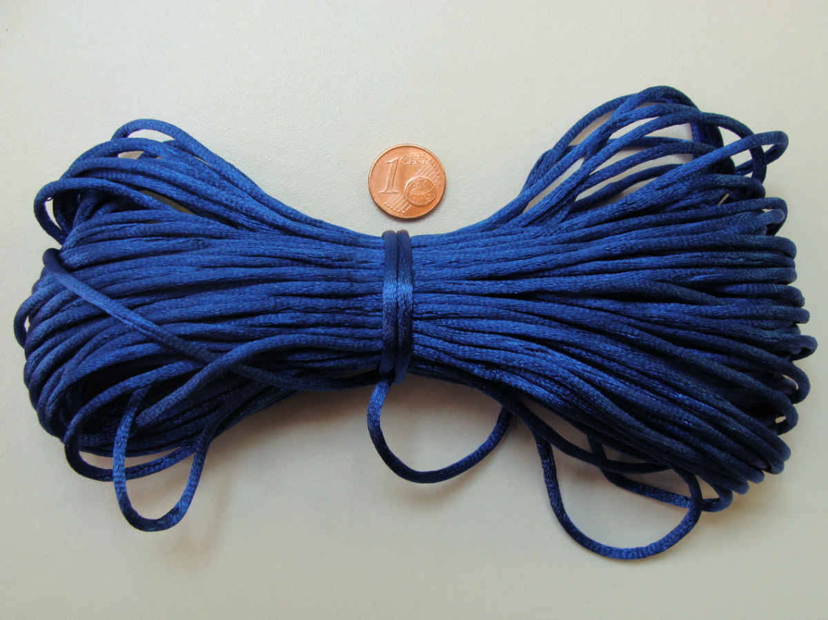cordon queue rat echeveau bleu fonce