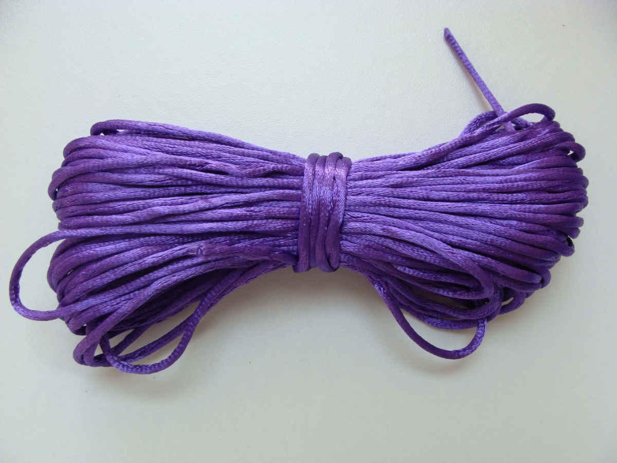cordon queue rat echeveau violet indigo