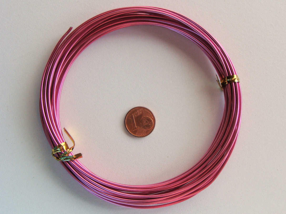 fil aluminium rose violet 1.5mm