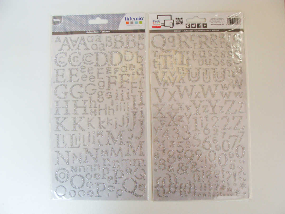 sticker alphabet artemio dore mod4