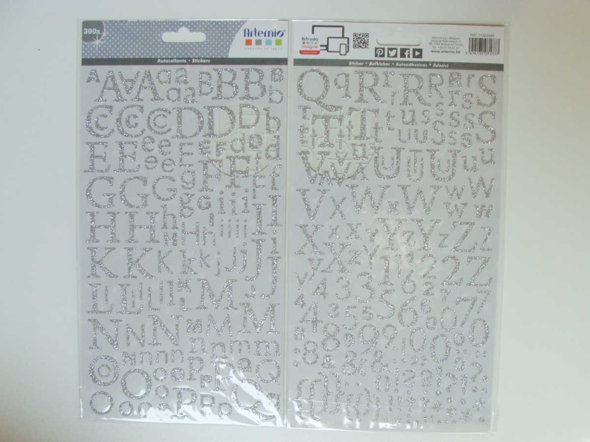 sticker alphabet artemio dore mod5