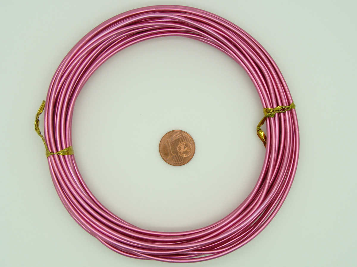 fil aluminium rose violet 2mm alu