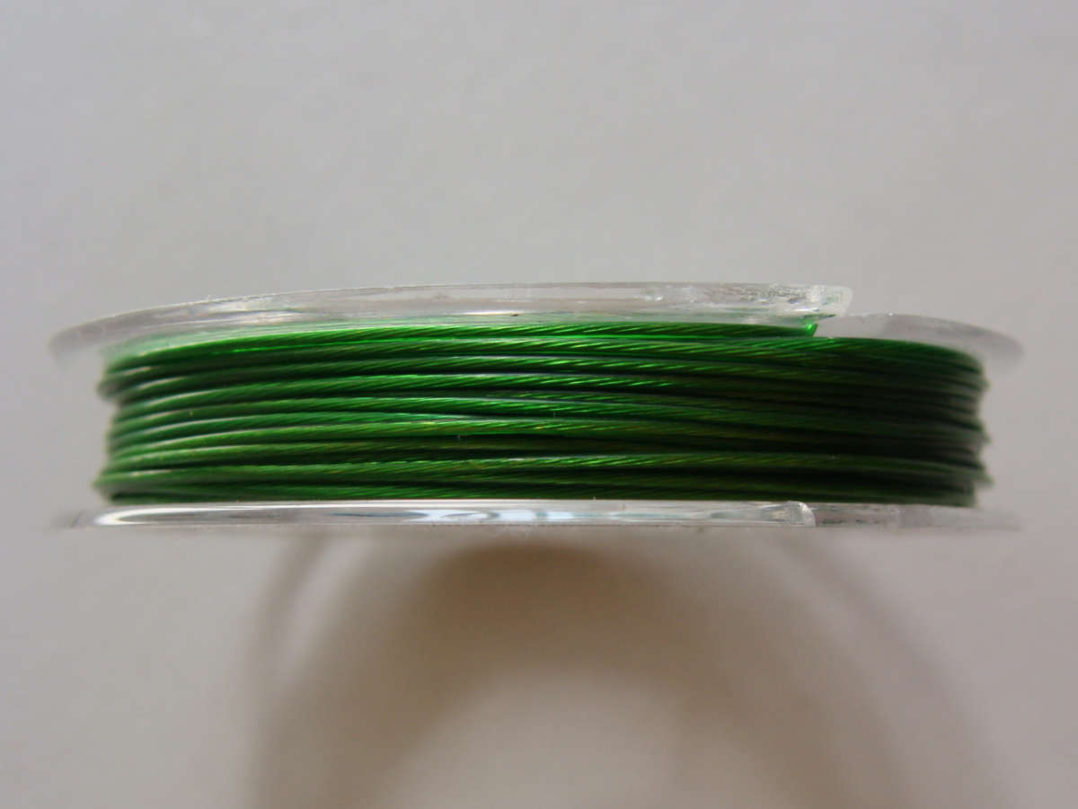 fil cable 06mm vert fonce