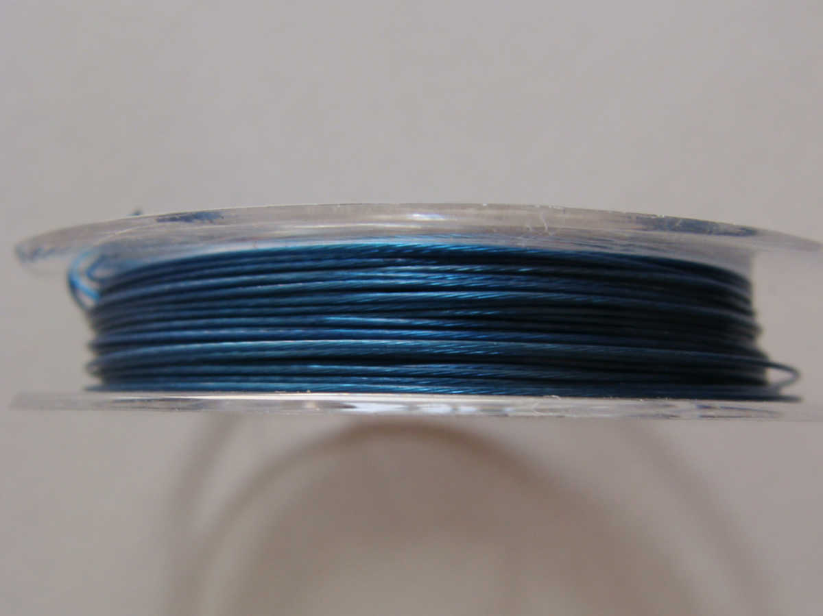 Fil cable 038 bleu fonce 10m