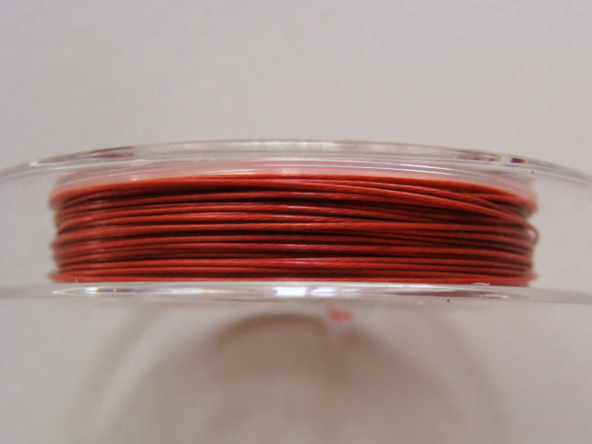 Fil cable 038 orange brun 10m