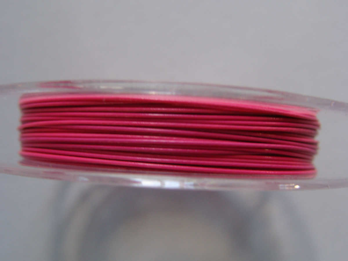 Fil cable 045 rose 10m