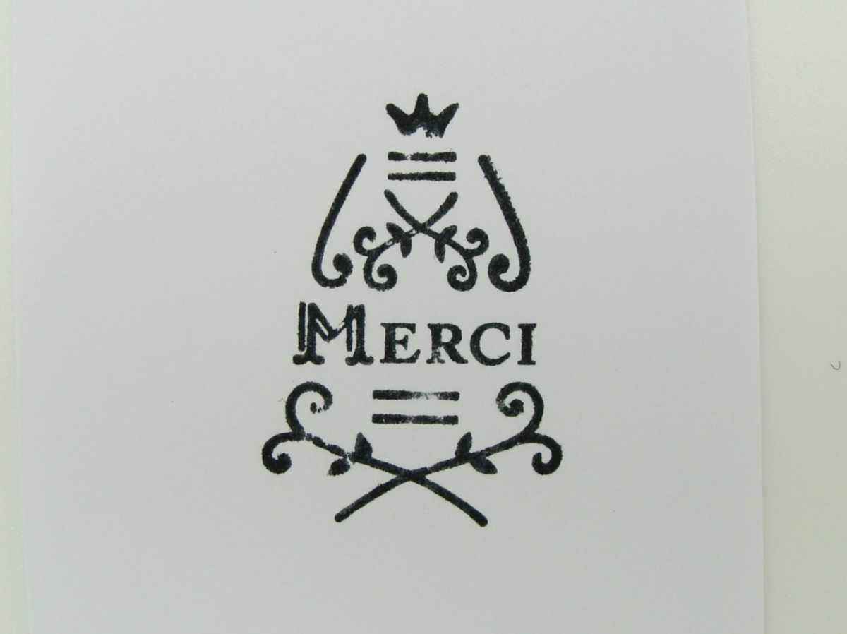 tampon merci exemple