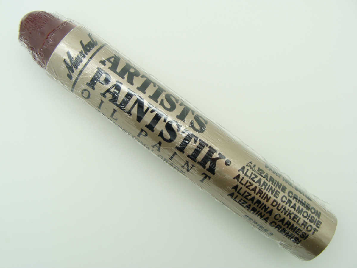baton peinture huile alizarine cramoisie rouge paintstick