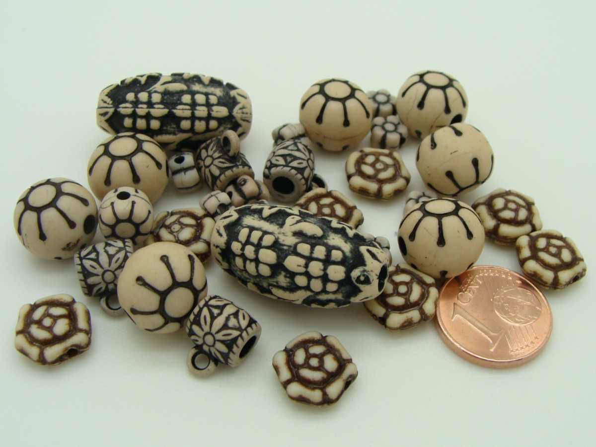 mix perles marron res-108
