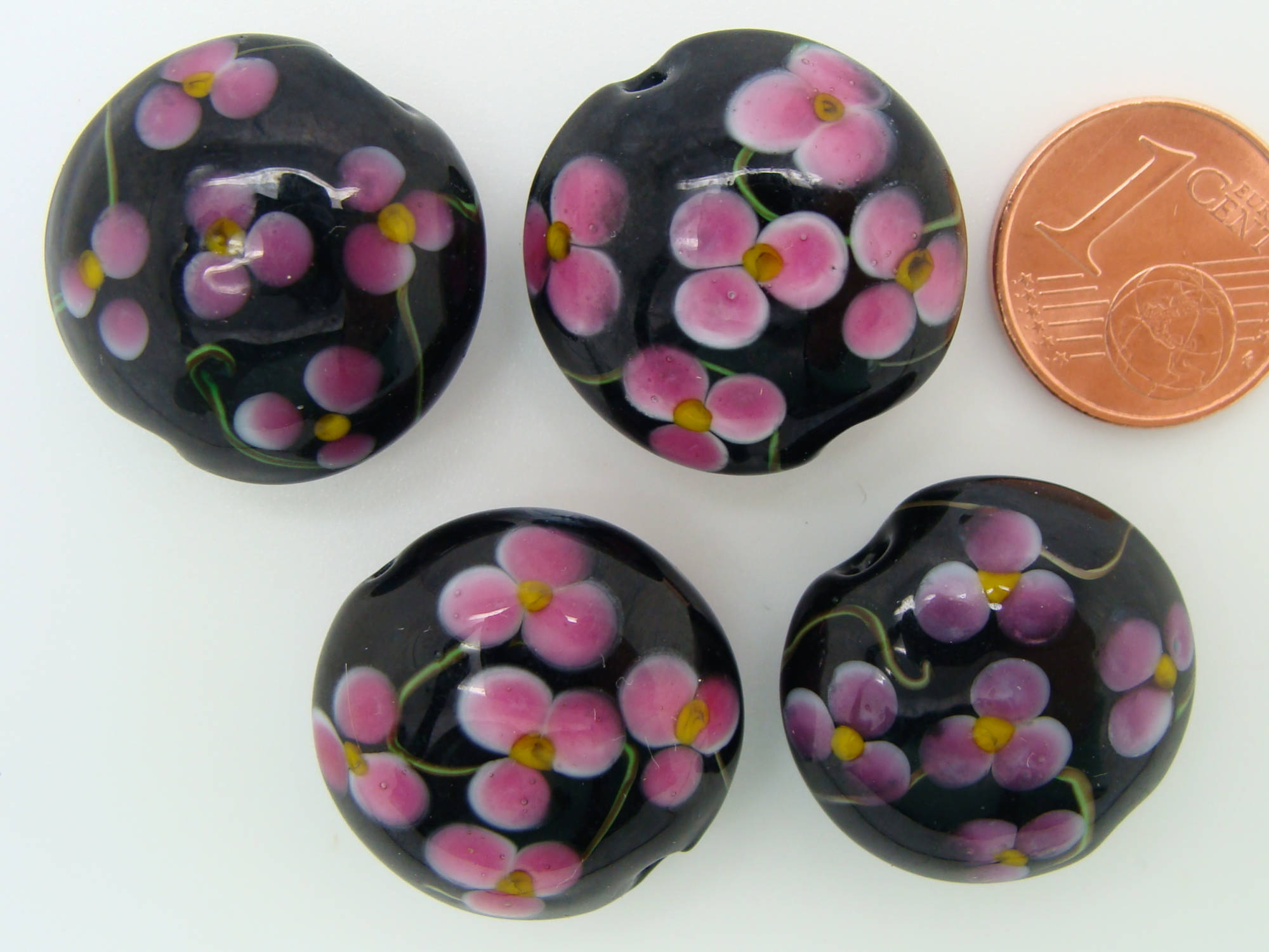 perle galet fleuri noir PV-lamp-33