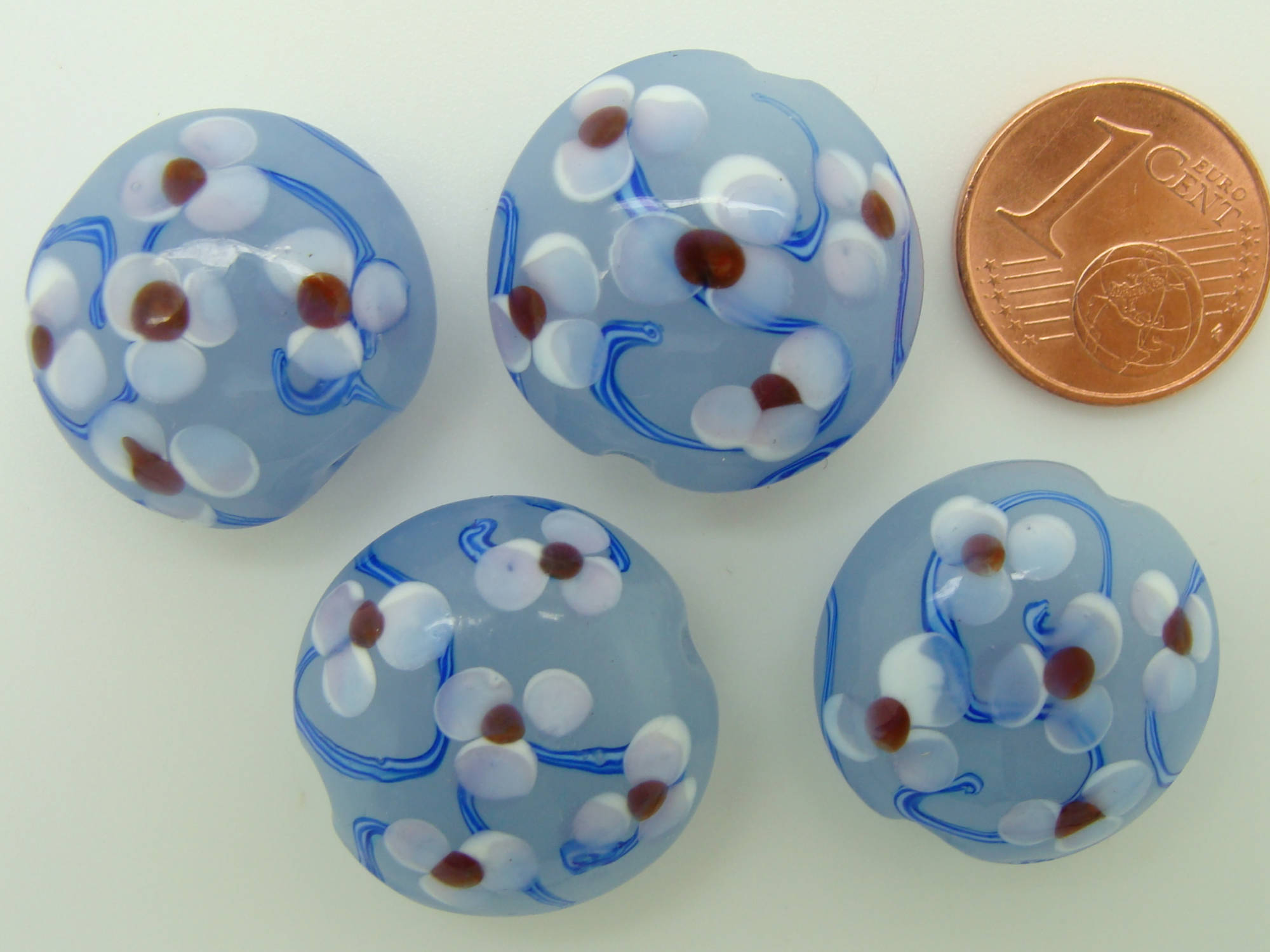 perle galet fleuri bleu fonce PV-lamp-36