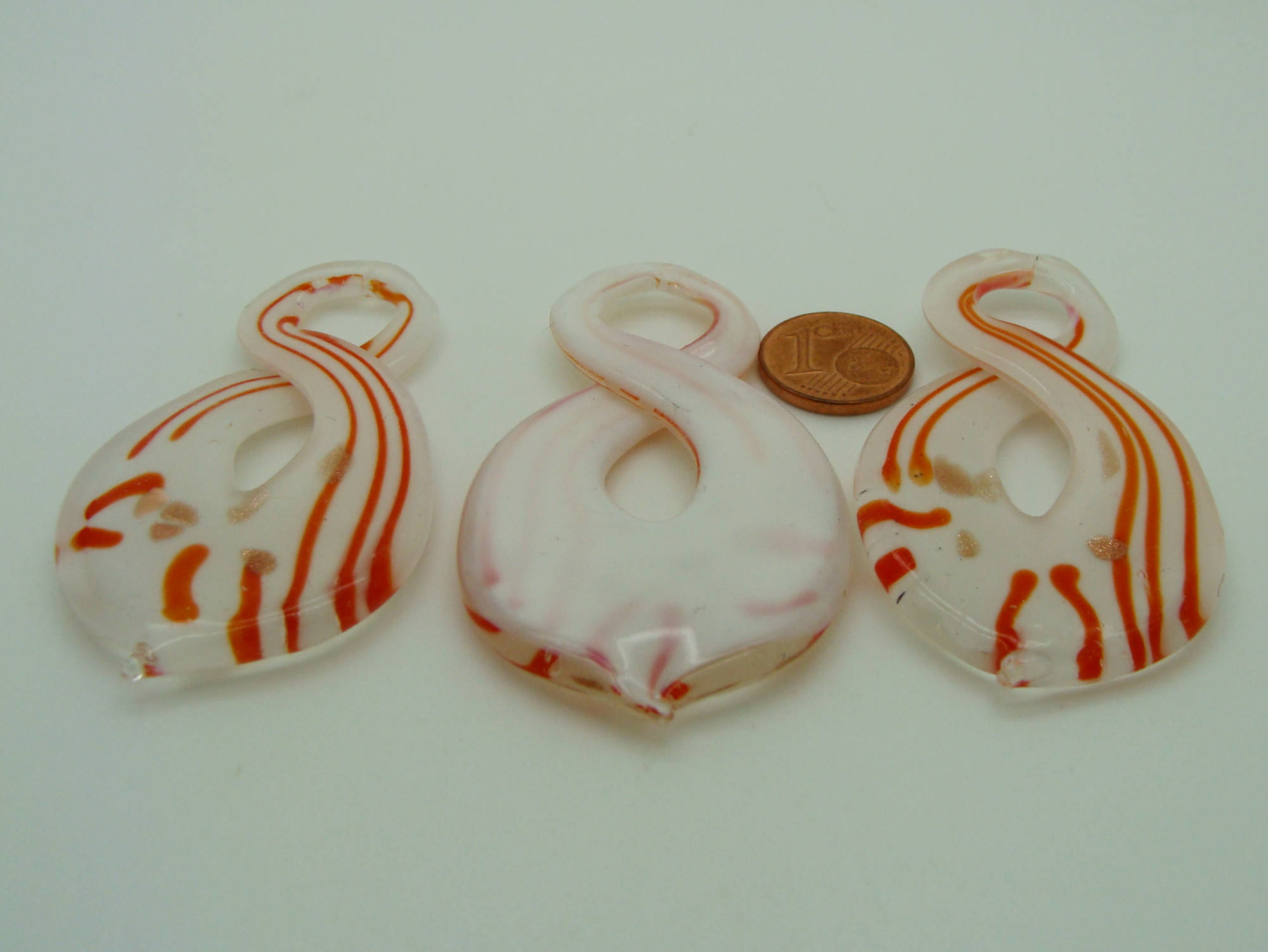 pendentif 8 orange Pend-54