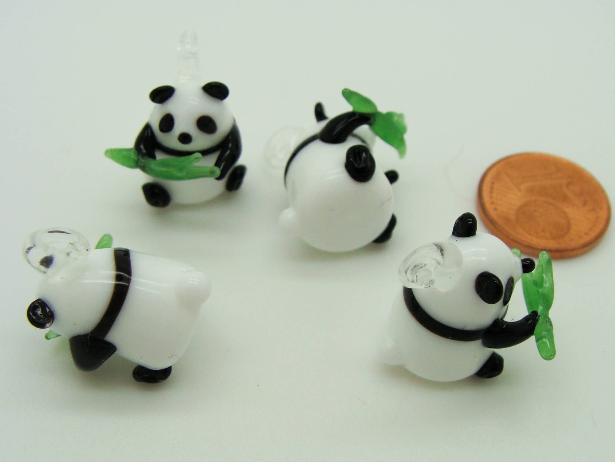 pendentif panda verre Pend-57