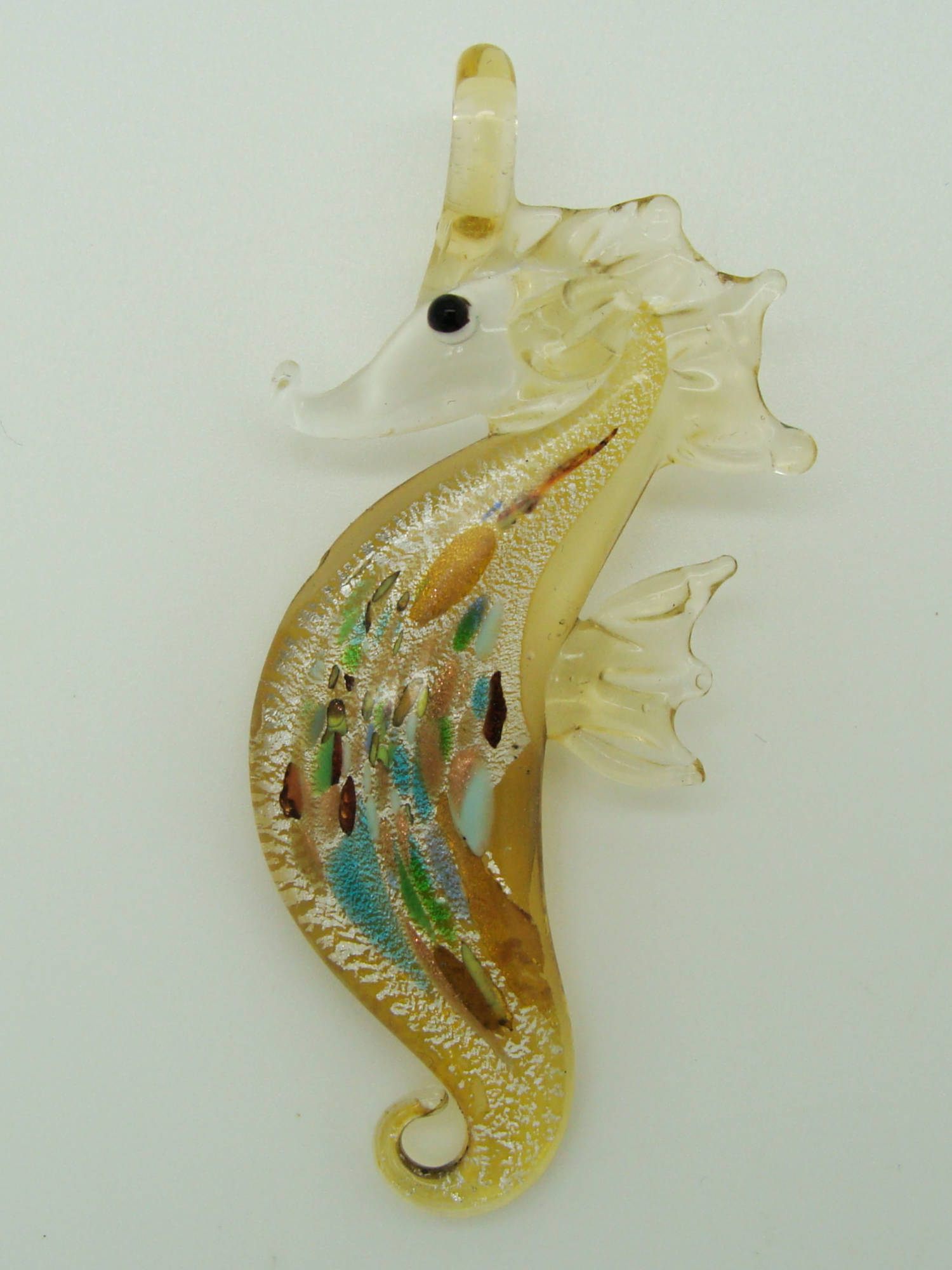 pendentif hippocampe marron animal marin Pend-63