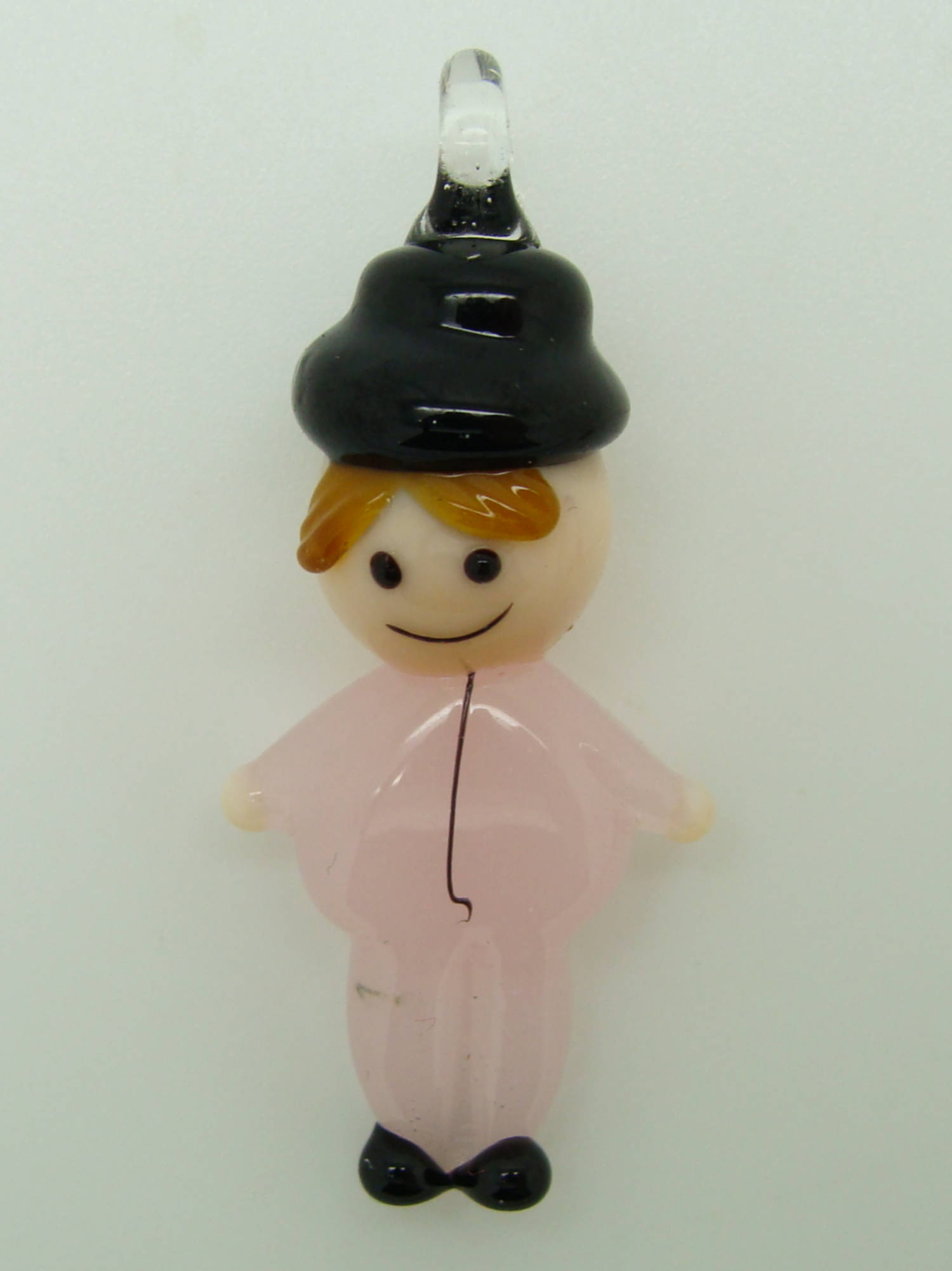 pendentif bonhomme rose Pend-77