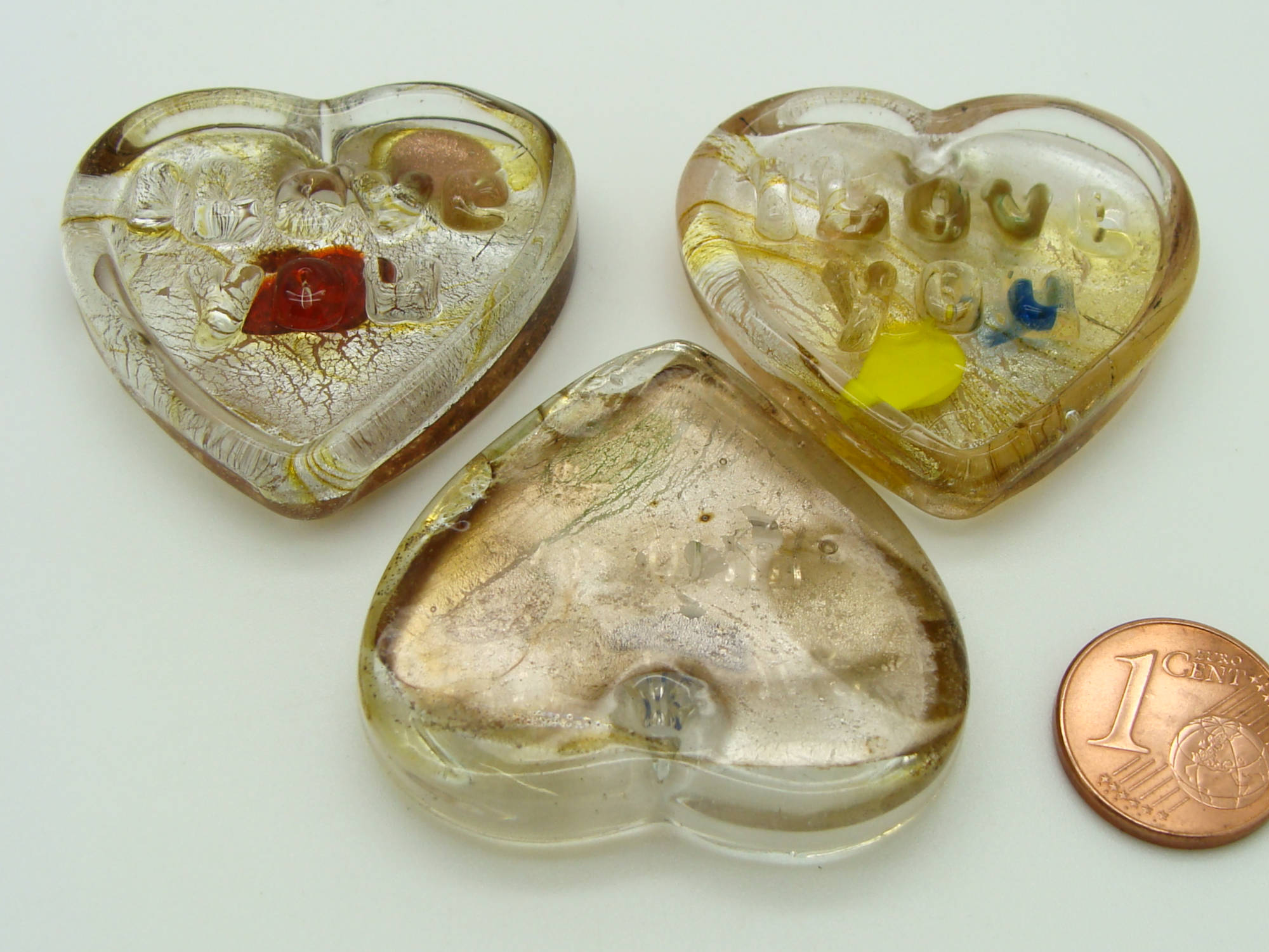 pendentif coeur I love You marron Pend-119
