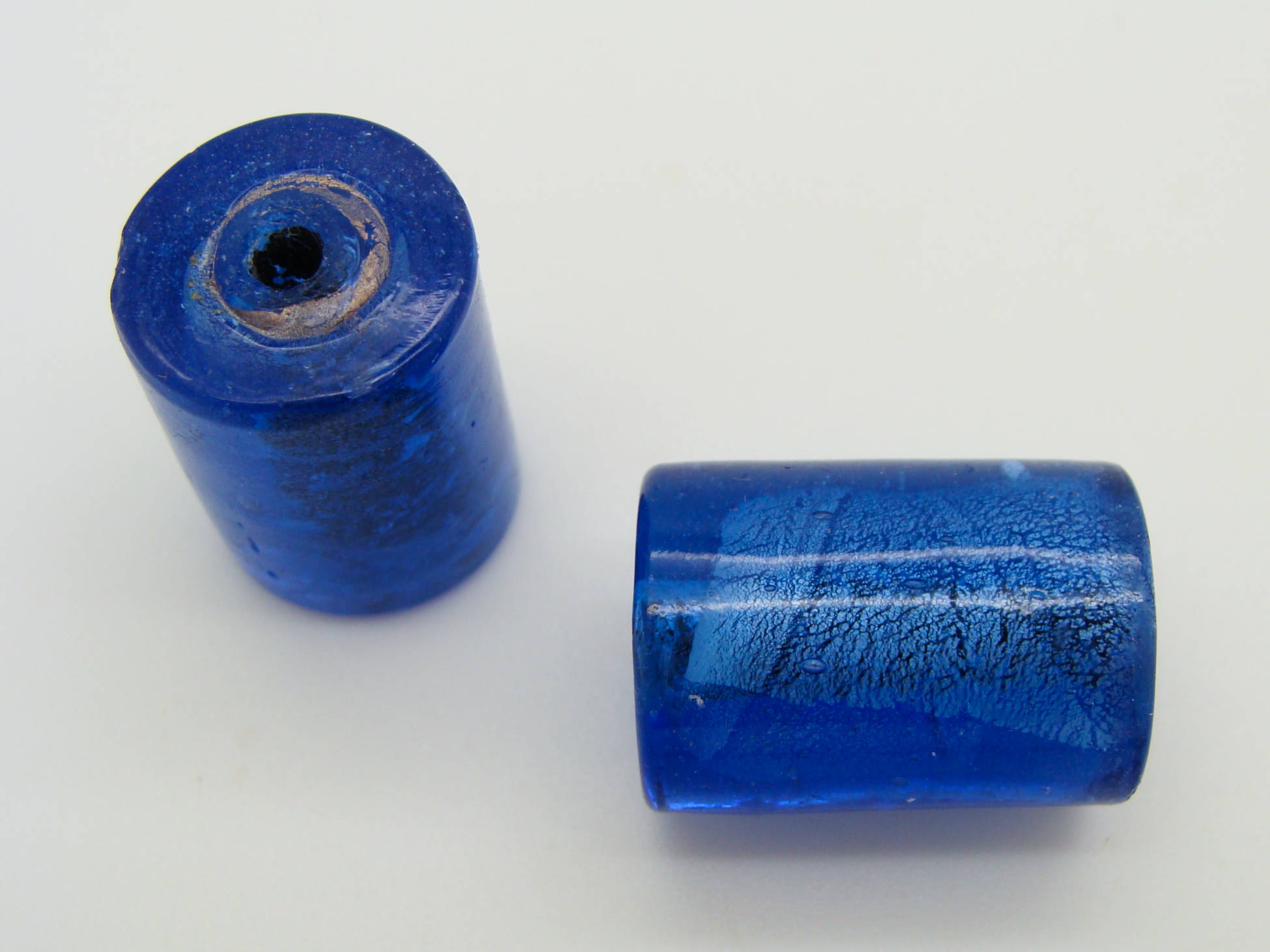 perle tube bleu FA-T22-bleu